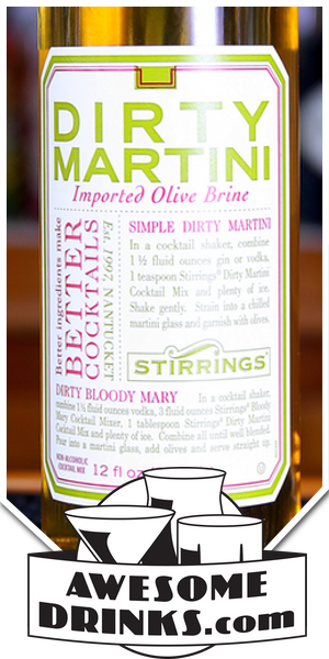 Stirrings Dirty Martini Olive Brine
