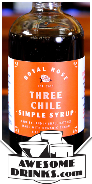 Royal Rose Three Chili Simple Syrup