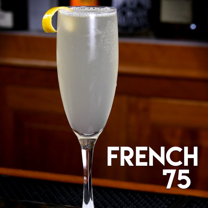 French 75 | AwesomeDrinks Cocktail Recipes